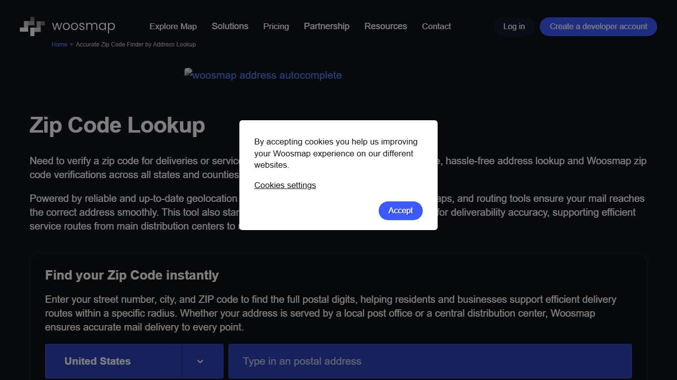 Accurate Zip Code Finder by Address Lookup
